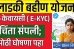 लाडक्या बहिणींनो, ई-केवायसी (e-KYC) ची चिंता अखेर संपली! नवीन शासन निर्णय आला Ladki Bahin Yojana KYC Update